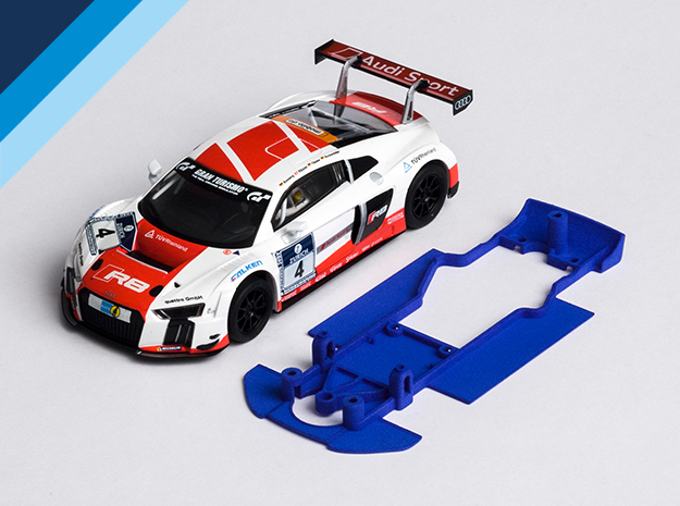 Châssis Olifer pour Audi R8 LMS GT3 de SCX pour support moteur Slot.it anglewinder